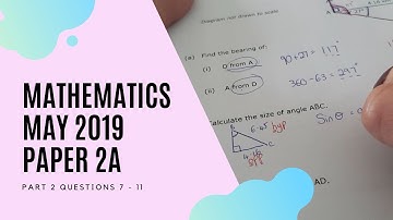 May 2019 Maths SEC Paper 2A (Part 2):  O