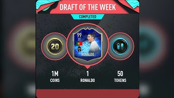 *99 TOTS RONALDO* DRAFT OF THE WEEK - DONE! | PACYBITS 20