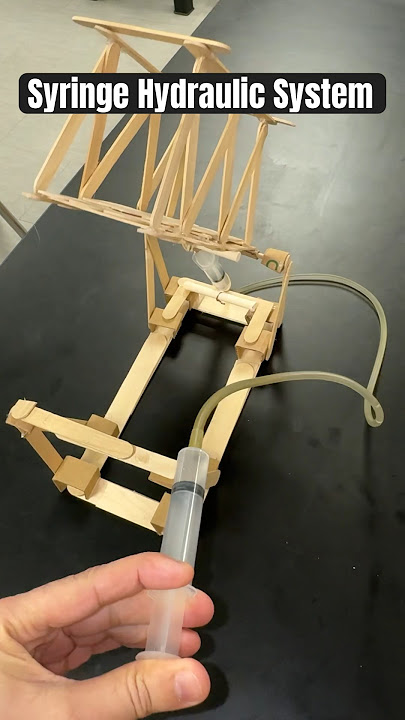 Syringe Hydraulic System #Stem activity  | #Science #howto