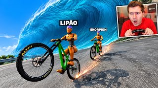 Dando GRAU de BICICLETA COM SKORPION! - BeamNG Drive Multiplayer 