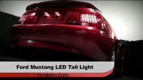 Spyder Auto Installation: 1999-2004 Ford Mustang LED Tail Lights