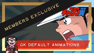 Captain Tsubasa 2 REMAKE - GK default animations #CT2Remake