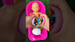 3 Colorful Bathtubs | A Satisfying Visual Experience with M&M’s and Slime