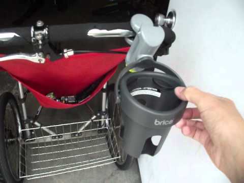 brica stroller cup holder