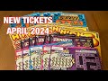 Brand new april 2024 tickets california lottery scratchers