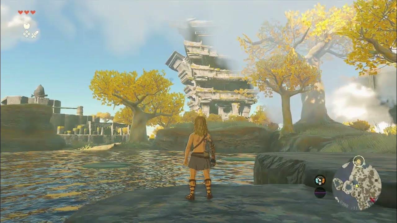 The Legend of Zelda Tears of the Kingdom Great Sky Island Dive Down