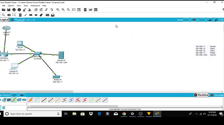 Cisco Packet Tracer Tutorial # 3 | Internet access with the network we built