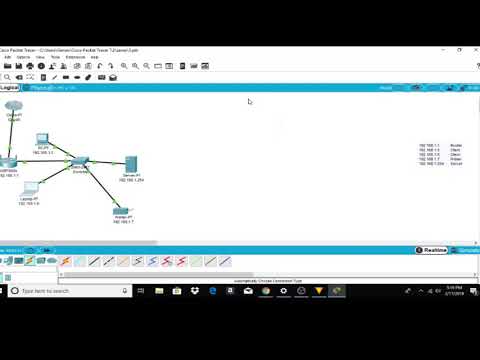 Cisco Packet Tracer Tutorial # 3 | Internet access with the network we built