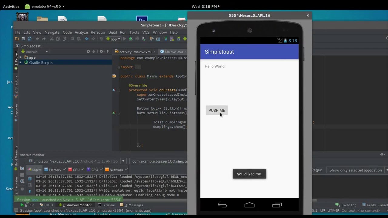 toast android studio toast android studio
