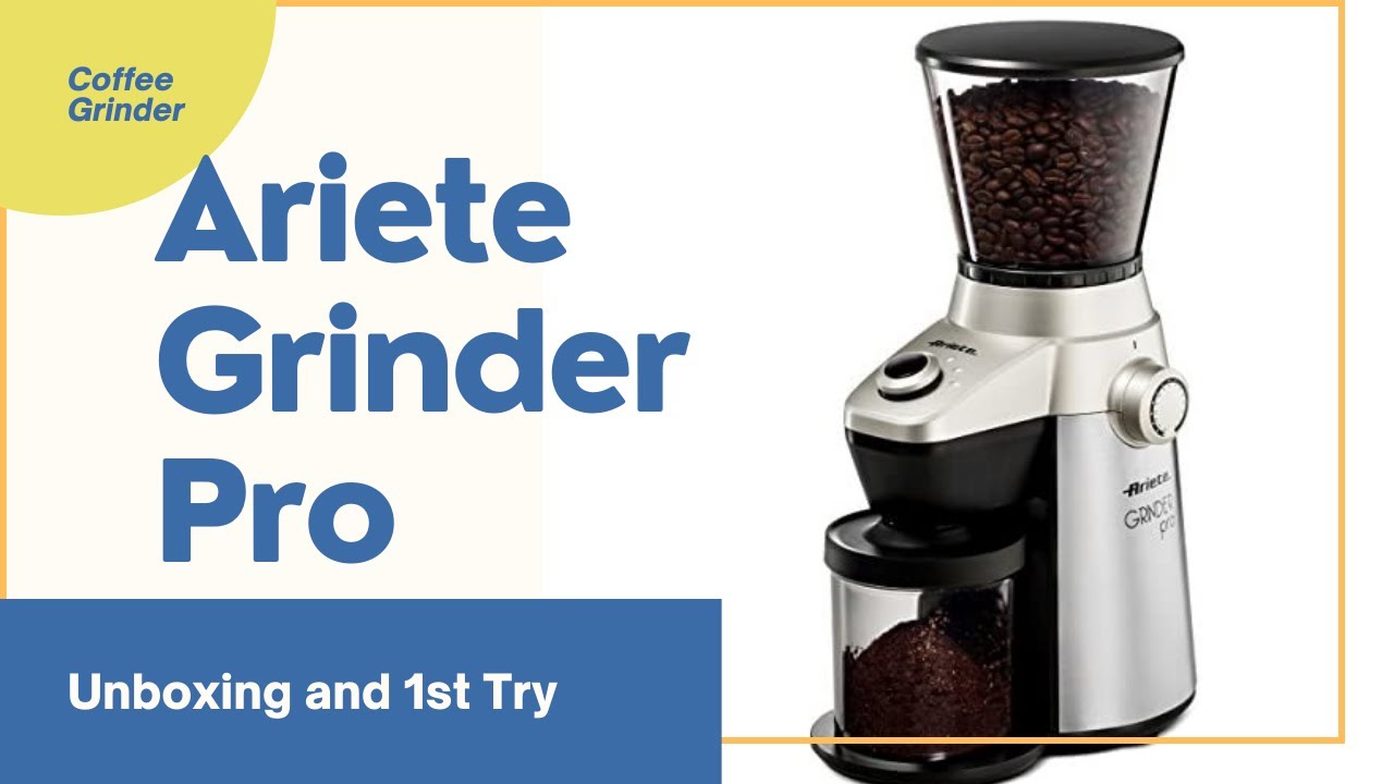 Ariete Conical Burr Electric Coffee Grinder 
