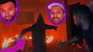 النهاية ❌❌ البيت انحرق بالكامل ونحن بالداخل 🔥🔥