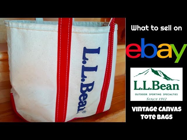 What to Sell on : LL Bean Vintage Tote Bags 
