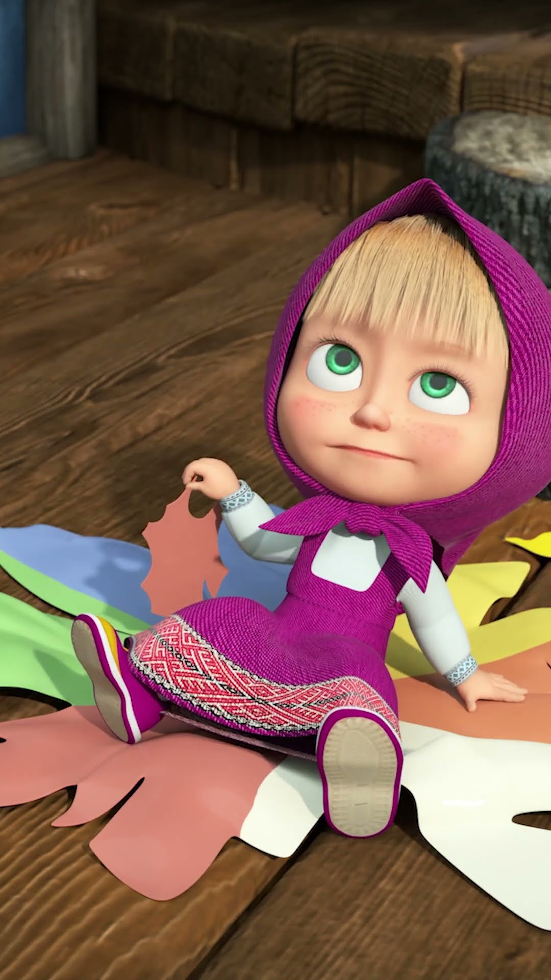 ¿Cómo deshacerse de Masha? El truco #2 ?✨ #Shorts #mashabear #mashaoso #niños #shortsfeed