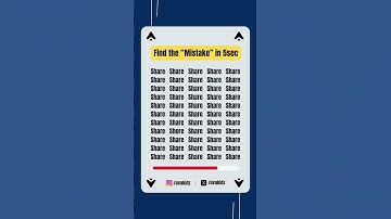 Pattern Breaker: Can You Find the Mistake in 5sec? #8