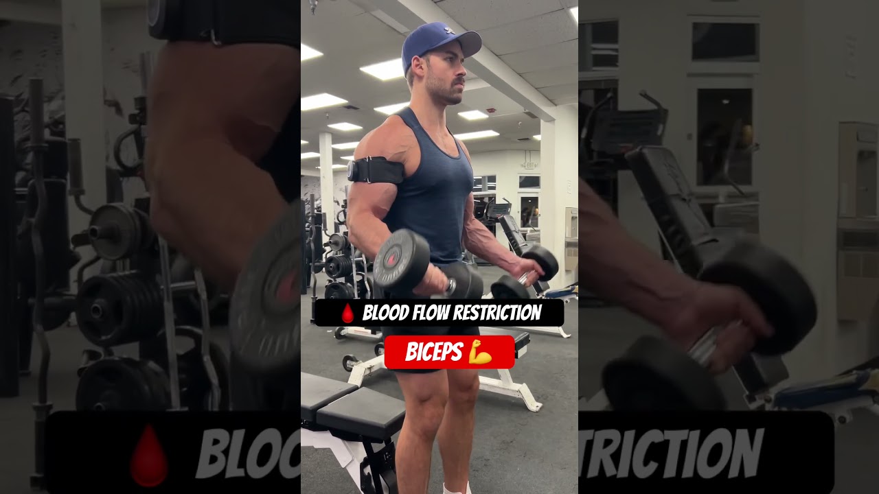 BFR Training BICEPS 🩸Blood Flow Restriction Arms 