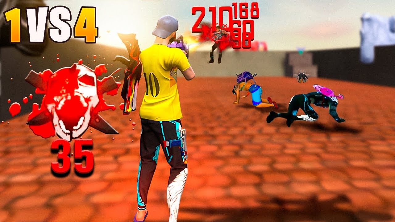 NOVO RECORD!! PRECISEI SUBIR EM PEAK PRA MAT@R UM TIME DE CAMPER SOLO VS SQUAD!! FREE FIRE MOBILE