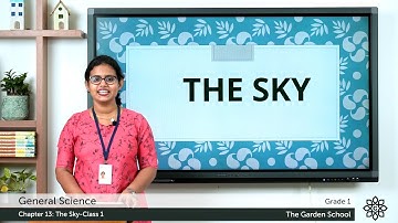 Grade 1 General Science Chapter 13 Class 1 The Sky, The Moon