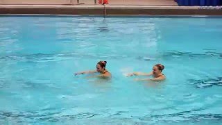 2016 Stanford Synchronized Swimming Duet FInal