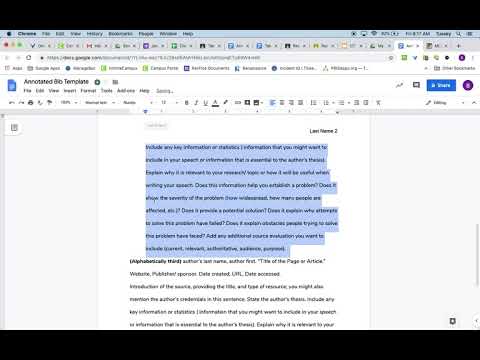 How to Format Citations and Annotations for MLA Annotated Bib