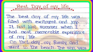 I Lived My BEST Day and Here's What Happened | Essay | Net Worth