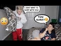 I DON'T WANT TO SLEEP WITH YOU PRANK ON MY GIRLFRIEND!! *SHE CRIES*