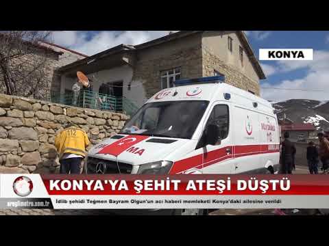 Konya'ya şehit ateşi düştü