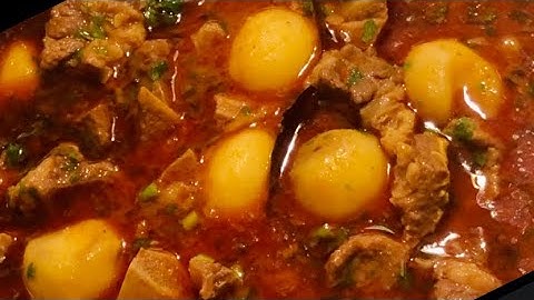 ALOO BEEF CURRY | ALOO GOSHT CURRY RECIPE | BEEF POTATO CURRY