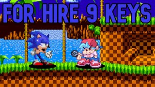 Friday Night Funkin' - For Hire 9 Keys (FNF MOD/HARD) {SONIC} screenshot 4