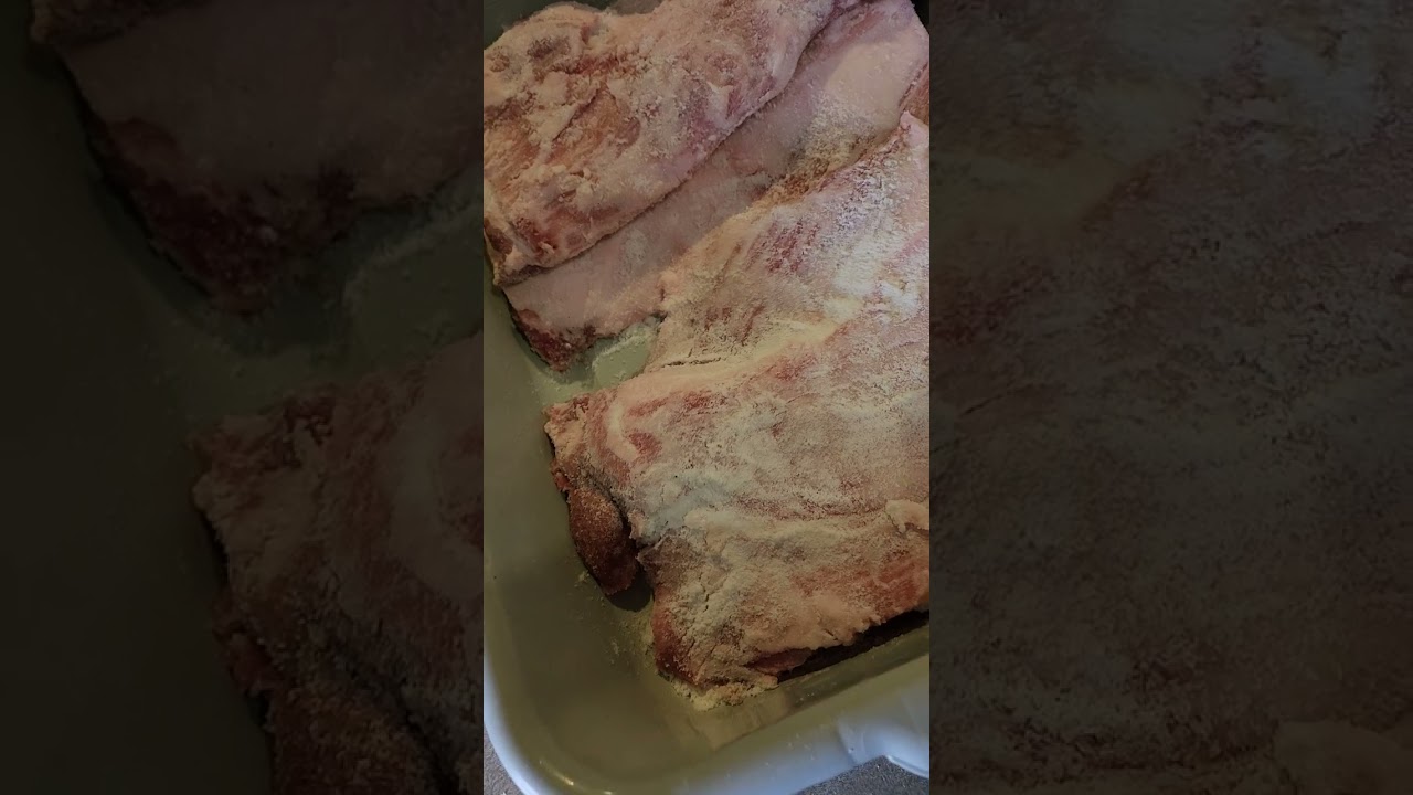 making bacon, the salt cure
