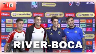 The  Preconference With Montiel And Paredes Before The Superclsico At The Monumental