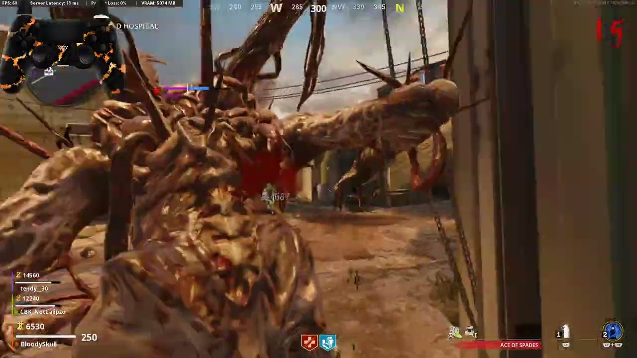 Testng out the E tool in cold war zombies