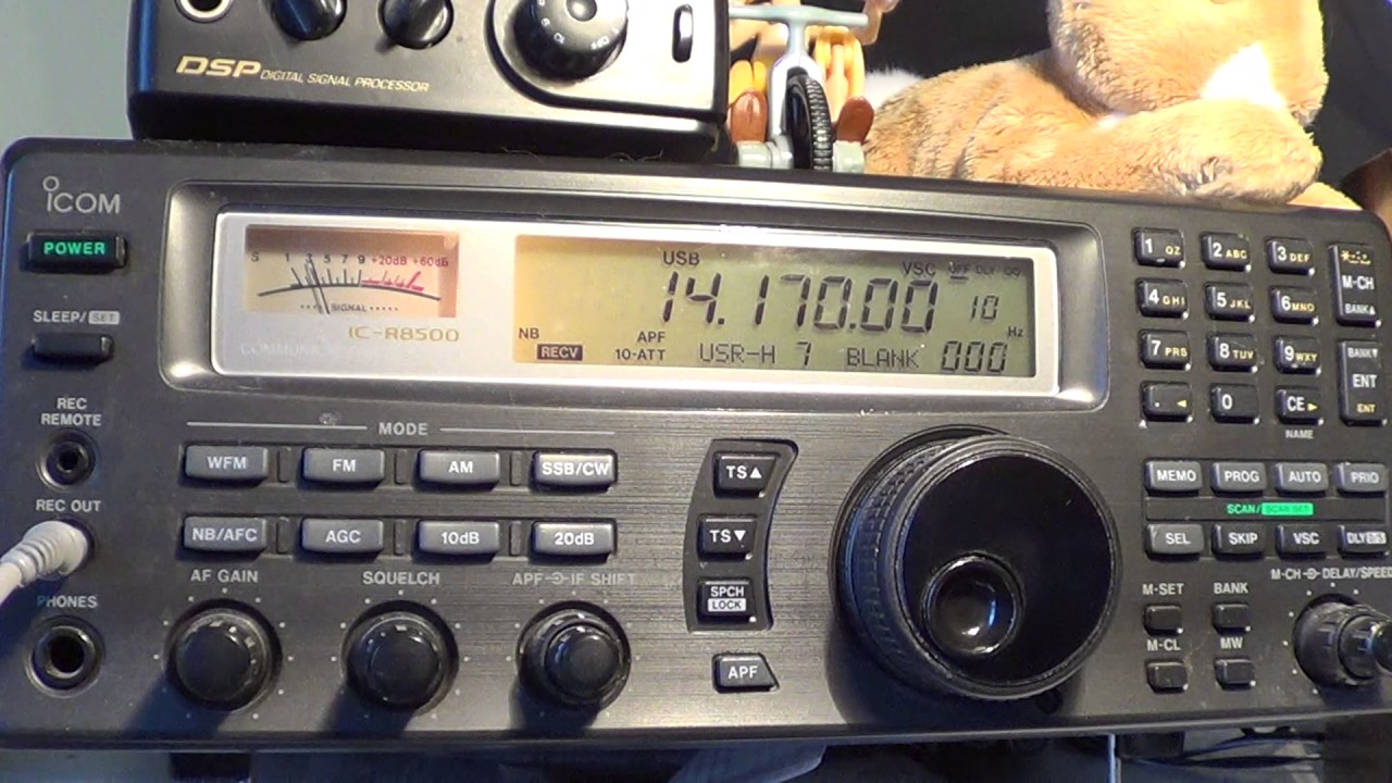 ZS6BNS South African ham station on 20 meters shortwave YouTube