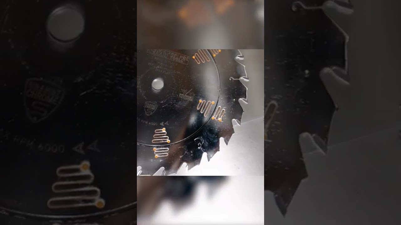 Table Saw Rip Blade in Ultra Slow Mo 