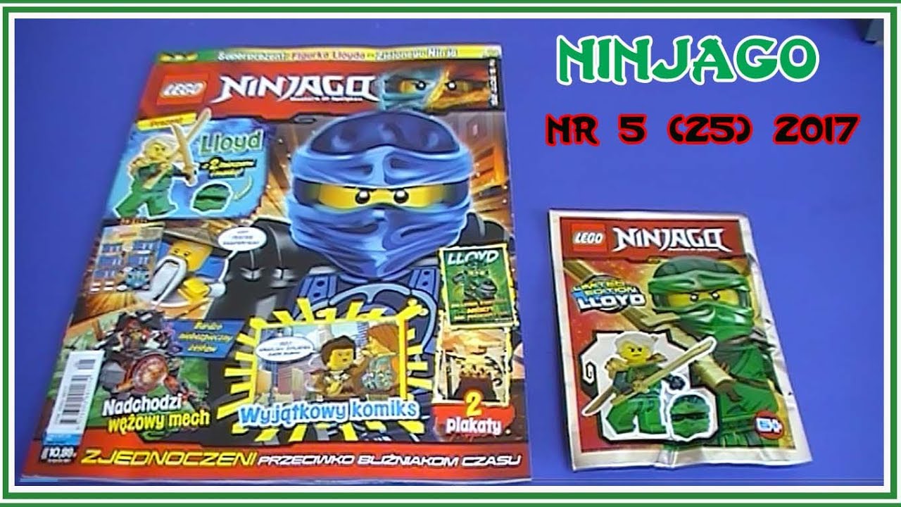 Otwieramy Magazyn Lego Ninjago Nr 5 25 Z 2017 Lloyd Z Dwoma