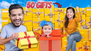 50 BIRTHDAY GIFTS FROM MYRA | UMESH BIRTHDAY VLOG | GIVEAWAY