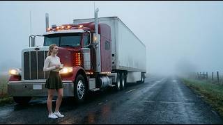 A Day in My Truck: Solo Female Russian Trucker on Abandoned Country Roads | Heavy Fog