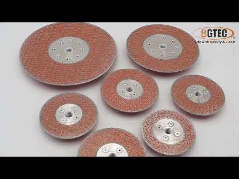 BGTEC Electroplated Single Side Coated Diamond Blade With 5 8 11 Or M14 Flange For Granite Marble