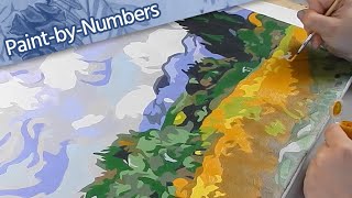 Chill Paint-by-Numbers Timelapse 🎨🖌 Craft-Ease Rolled Kit