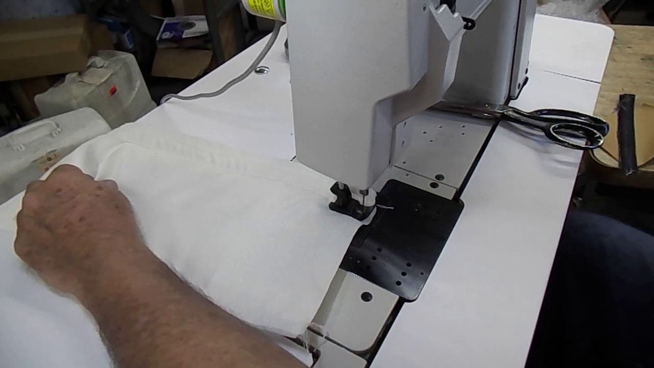 300U Sewing Machine Needle Feed Single Needle Bobbinless YouTube