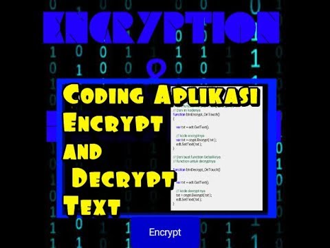 Coding Sendiri Aplikasi Encrypt and Decrypt string