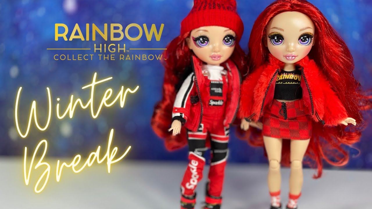 Rainbow High Doll Winter Break Ruby Anderson #collecttherainbow