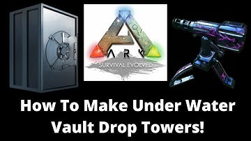 How to make a Vault Dropped Tower UNDERWATER?! - Ark Mobile