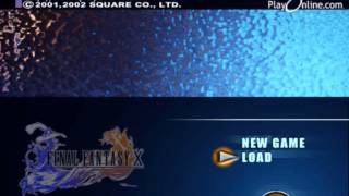 Final Fantasy X - Title Screen. (The Summoning)