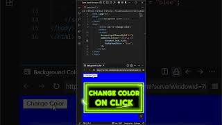 Build a Color Changer in 30 Seconds #tutorial #coding
