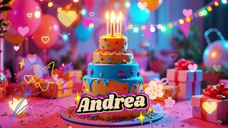 Happy Birthday Song Andrea - Your Personal Birthday Song