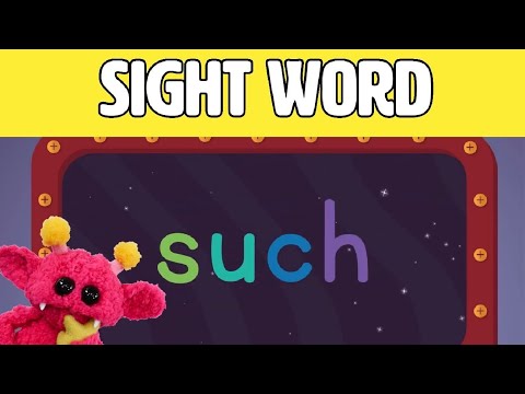 SUCH - Let's Learn the Sight Word SUCH with Hubble the Alien! | Nimalz Kidz! Songs and Fun!