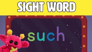 SUCH - Let's Learn the Sight Word SUCH with Hubble the Alien! | Nimalz Kidz! Songs and Fun!