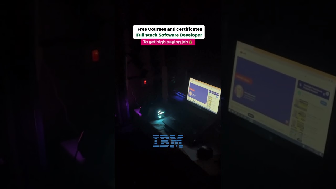 Free Courses and certificates of Full stack Software Developer To get high paying job💰🤑 