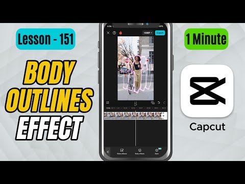 How to Add Body Outline Clones Effect in CapCut Mobile - Lesson 151 CapCut Tutorial