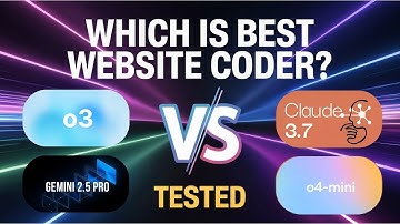 O3 vs O4 Mini vs Claude Sonnet 3.7 Reasoning vs Gemini 2.5 Pro Website Development Coding Test